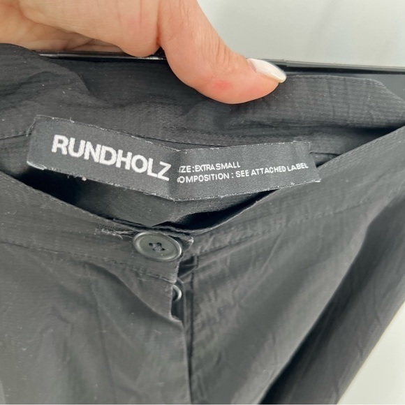 Rundholz Black Streetwear Style Drop Crotch Pants - Picture 6 of 7